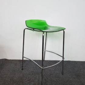 FROVI ASC2 city 4 legged stool with durable polycarbonate seat