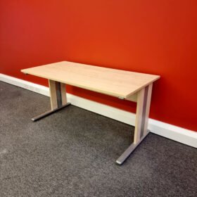 Straight Beech Cantilever Office Desks