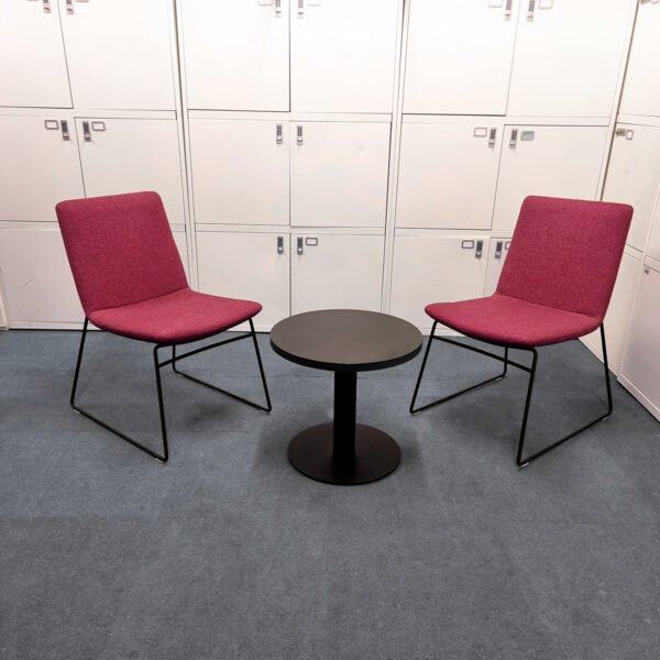 Set Of 2 Allermuir Chairs With Coffee Table