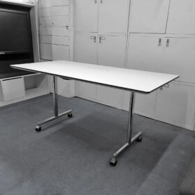 Brunner Torino Flip Top Table In White