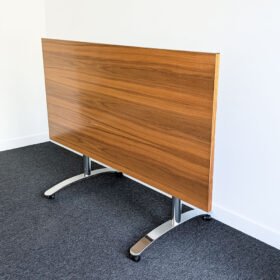 Modular Flip Top Tables, Oak Veneer