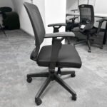 Ergonomic Mesh High-Back Operator Chair with Adjustable Arms - Image 2
