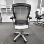 Knoll Life Ergonomic Task Chair – Black Mesh Back, Black Seat, Chrome Frame - Image 3