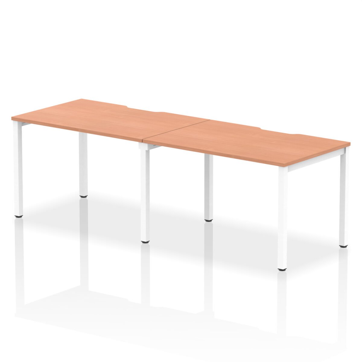 Evolve Plus Single Row Bench Desk - 2 Person - Image 2