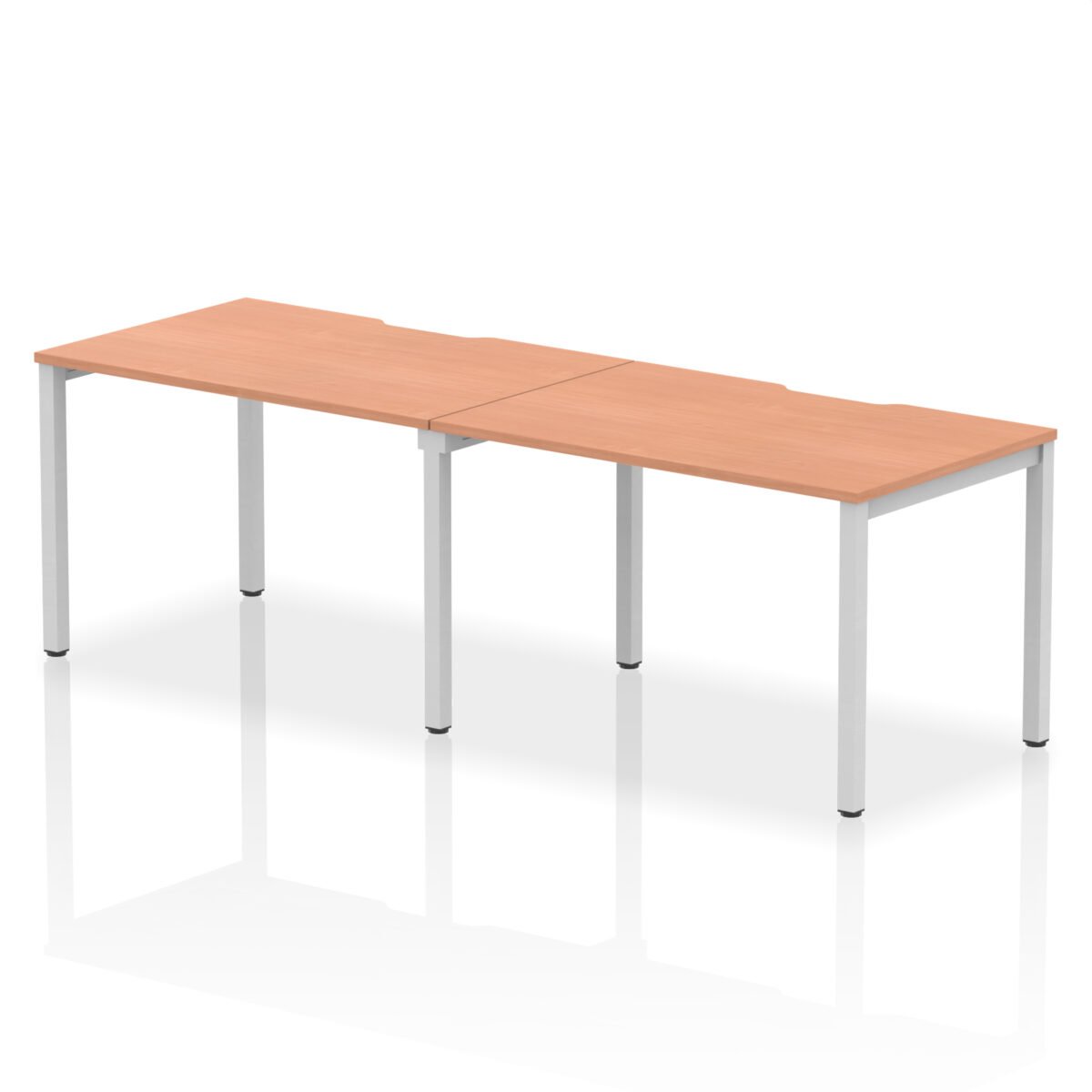 Evolve Plus Single Row Bench Desk - 2 Person - Image 1