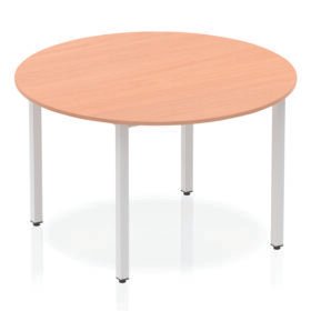 Impulse Round Table With Box Frame Leg