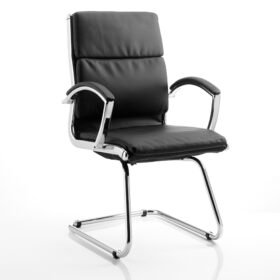Classic Medium Back Cantilever Visitor Chair with Arms
