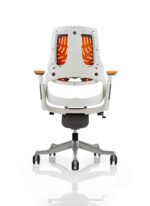 Zure High Back White Shell Executive Office Chair with Arms - Image 22