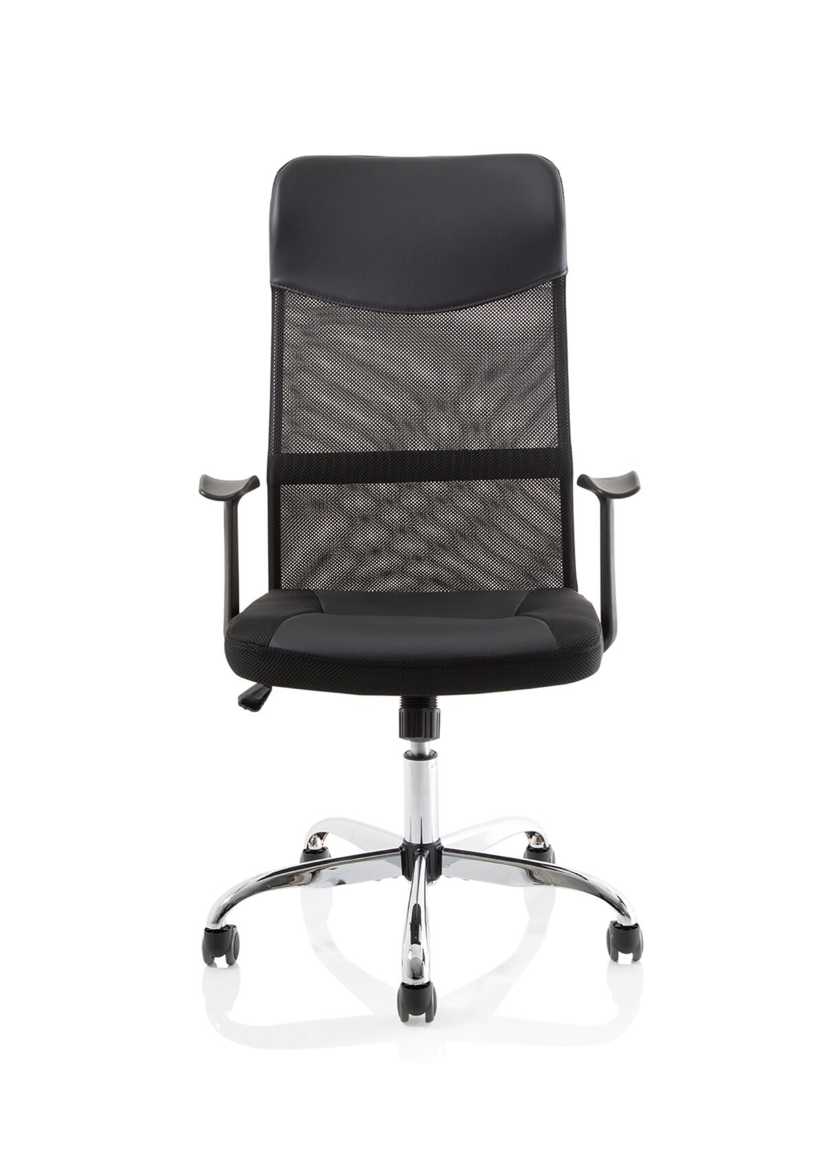 Vegalite High Mesh Back Black Executive Office Chair with Arms - Image 2