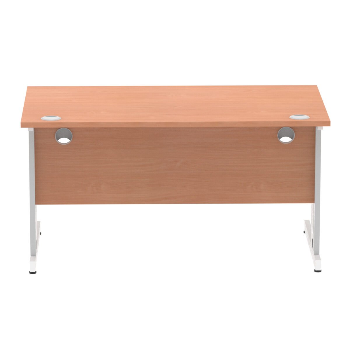Impulse 1400mm Straight Desk Cable Managed Leg - Image 6