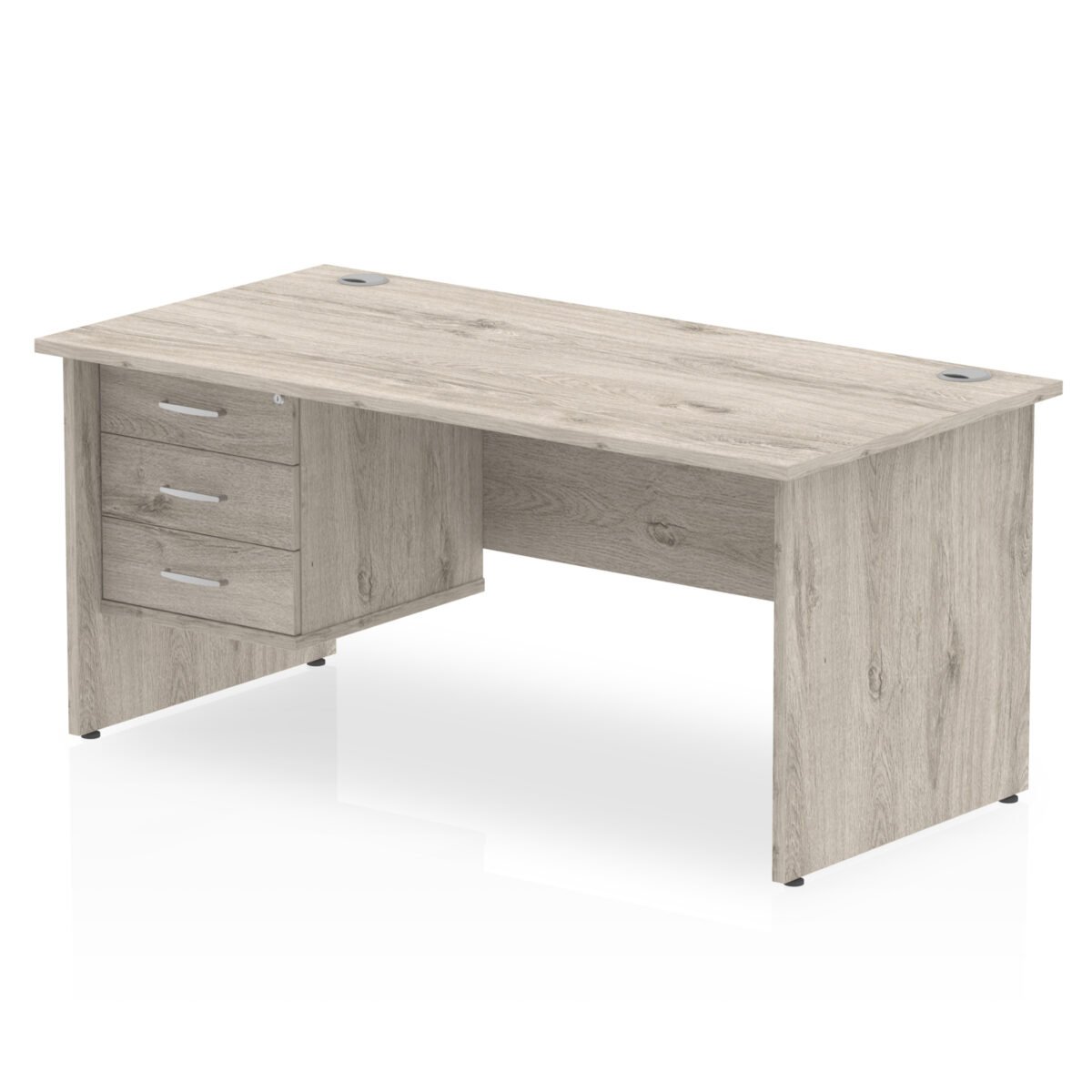Impulse 1800mm Panel End Straigh Desk With Single Fixed Pedestal - Image 8