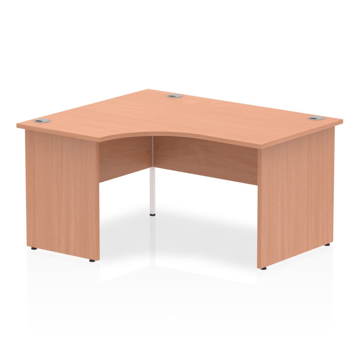 Impulse 1400mm Left Crescent Desk Panel End Leg - Image 1