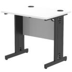 Impulse 800mm Slimline Desk Cable Managed Leg - Image 21