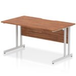 Impulse Scalloped Edge 1400mm Straight Desk Cantilever Leg - Image 15