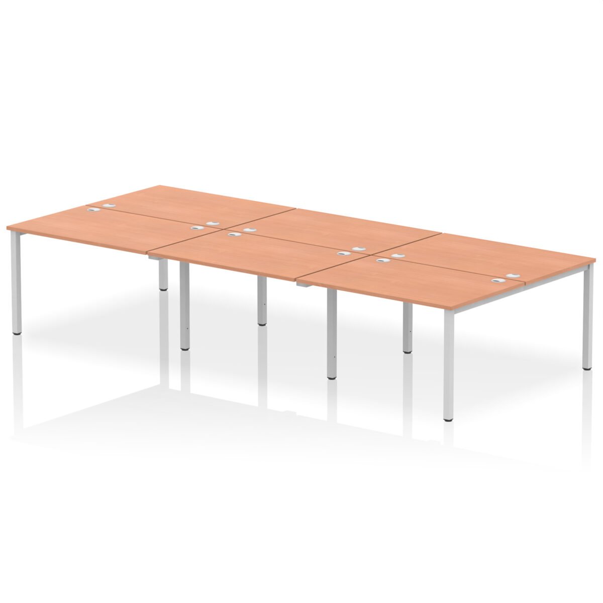 Impulse B2B Bench Desk - 6 Person - Image 1