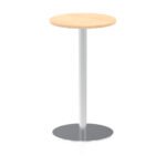 Italia Round Poseur Table Silver Leg - Image 53