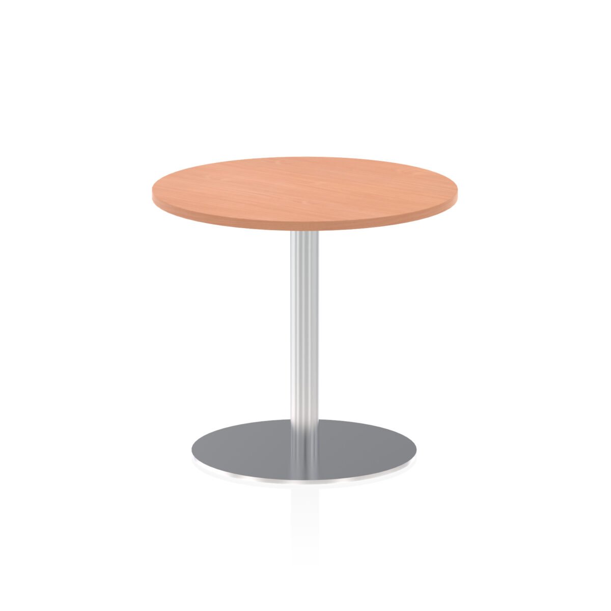 Italia Round Poseur Table Silver Leg - Image 56