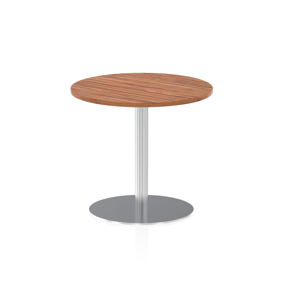 Italia Round Poseur Table Silver Leg - Image 14