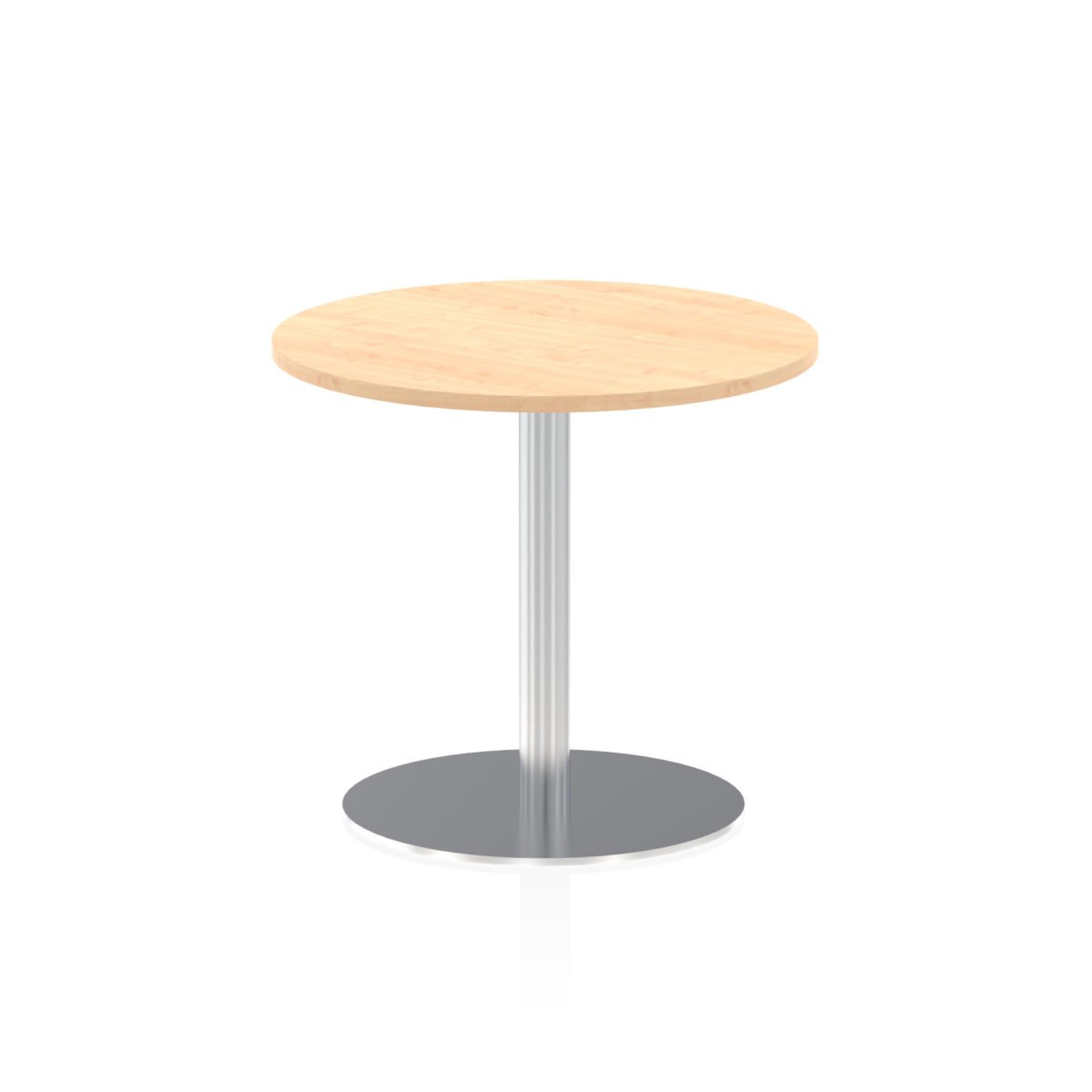 Italia Round Poseur Table Silver Leg - Image 16