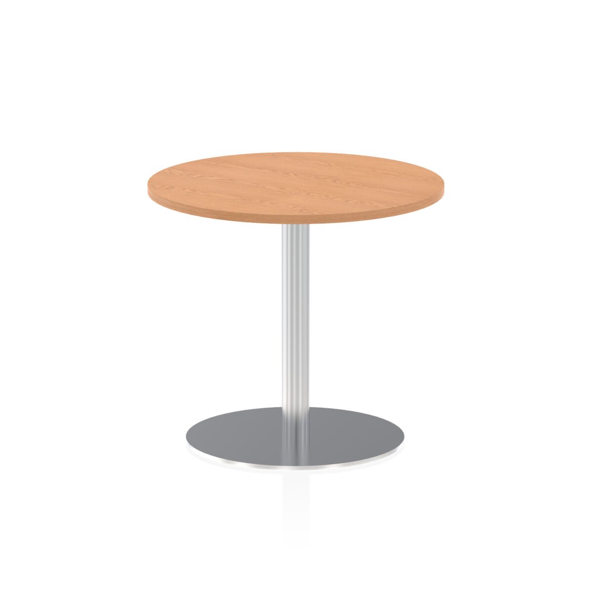 Italia Round Poseur Table Silver Leg - Image 17