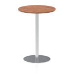 Italia Round Poseur Table Silver Leg - Image 63