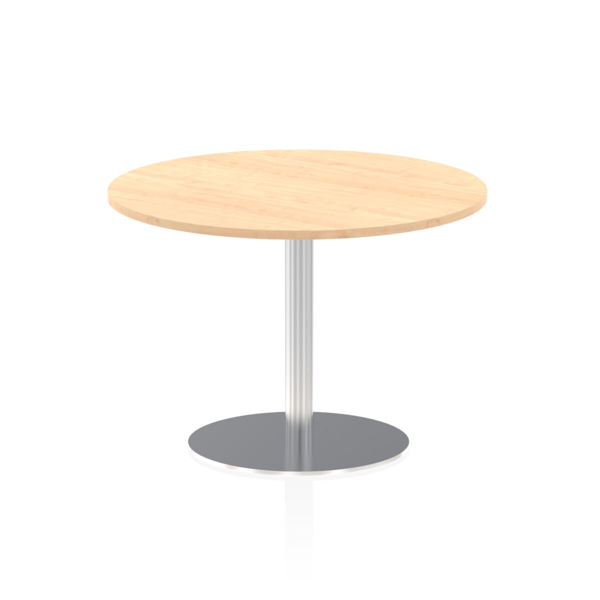 Italia Round Poseur Table Silver Leg - Image 71