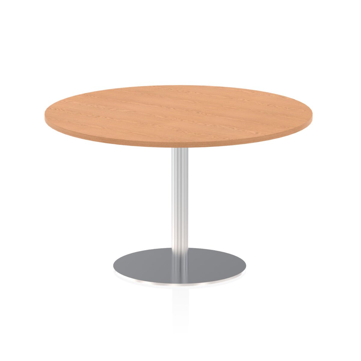 Italia Round Poseur Table Silver Leg - Image 41