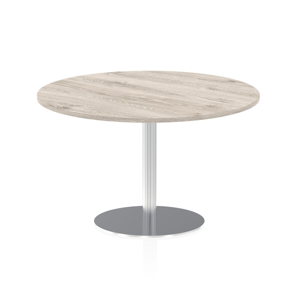 Italia Round Poseur Table Silver Leg - Image 85