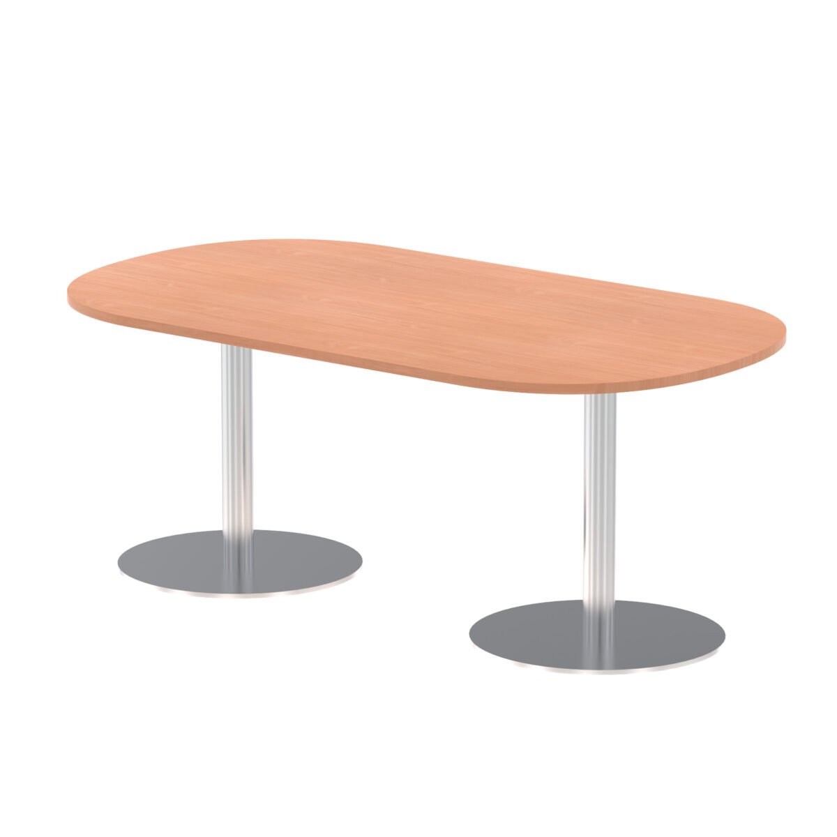 Italia Boardroom Table Silver Leg - Image 1