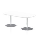 Italia Boardroom Table Silver Leg - Image 3