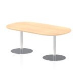 Italia Boardroom Table Silver Leg - Image 4