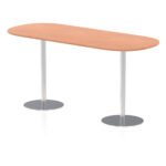 Italia Boardroom Table Silver Leg - Image 19