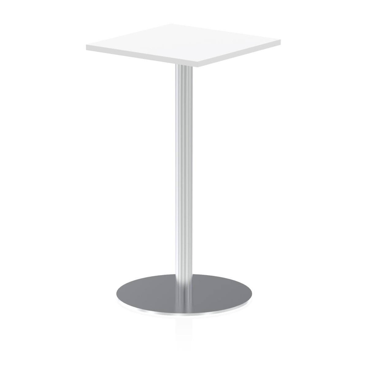 Italia Square Poseur Table Silver Leg - Image 44