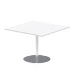 Italia Square Poseur Table Silver Leg - Image 50