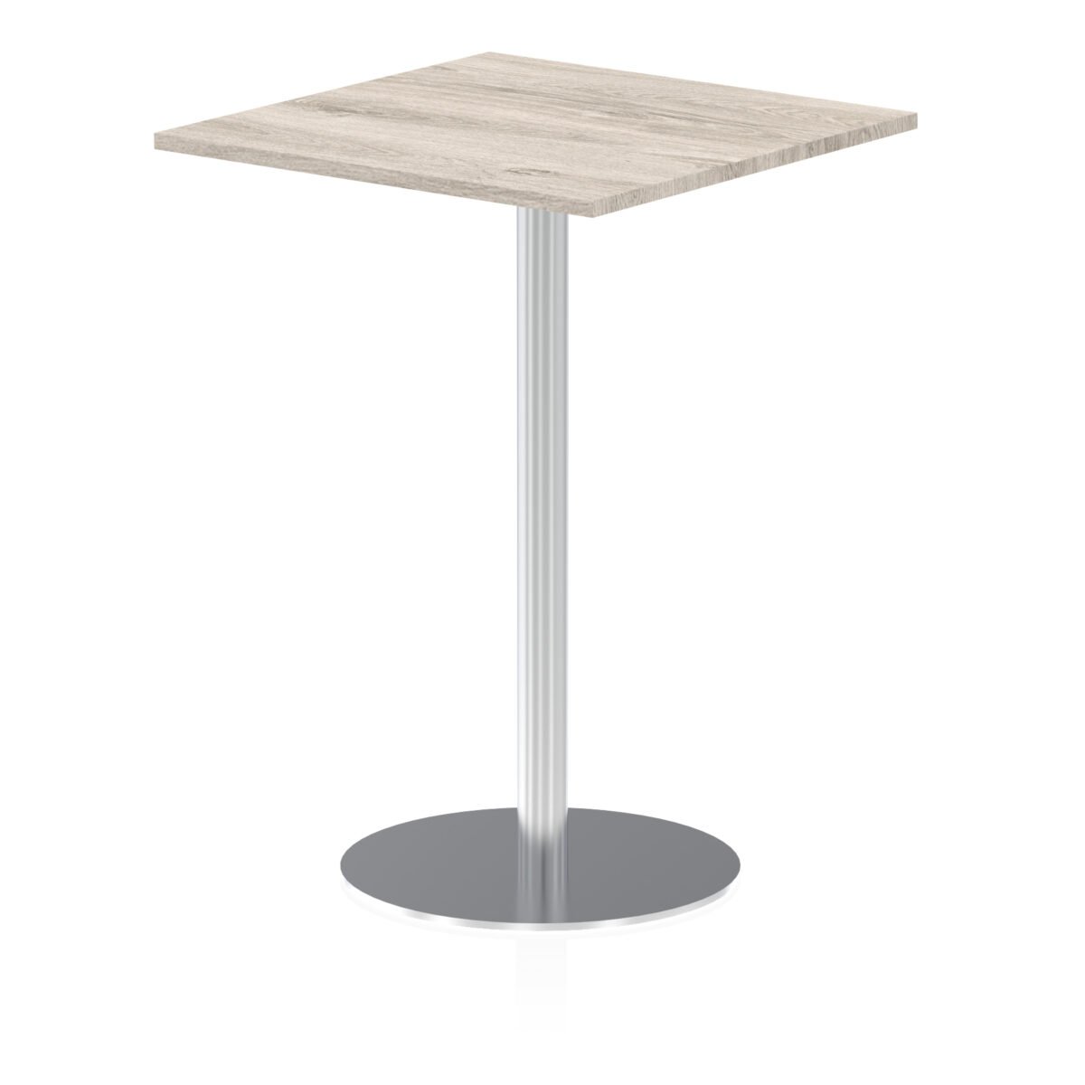Italia Square Poseur Table Silver Leg - Image 24