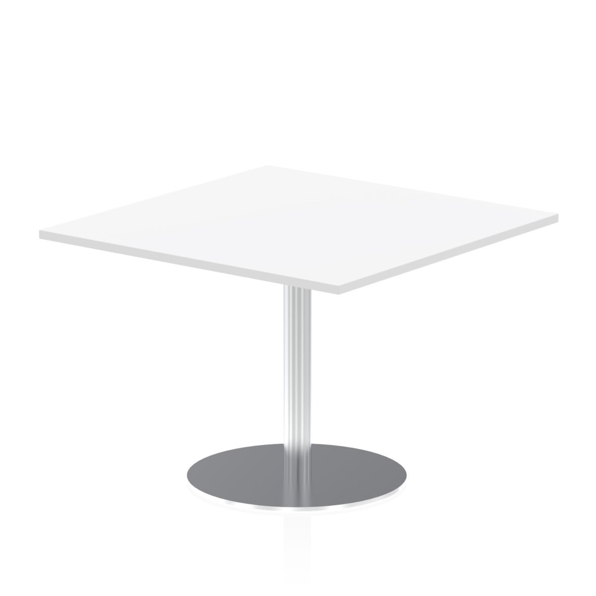 Italia Square Poseur Table Silver Leg - Image 61