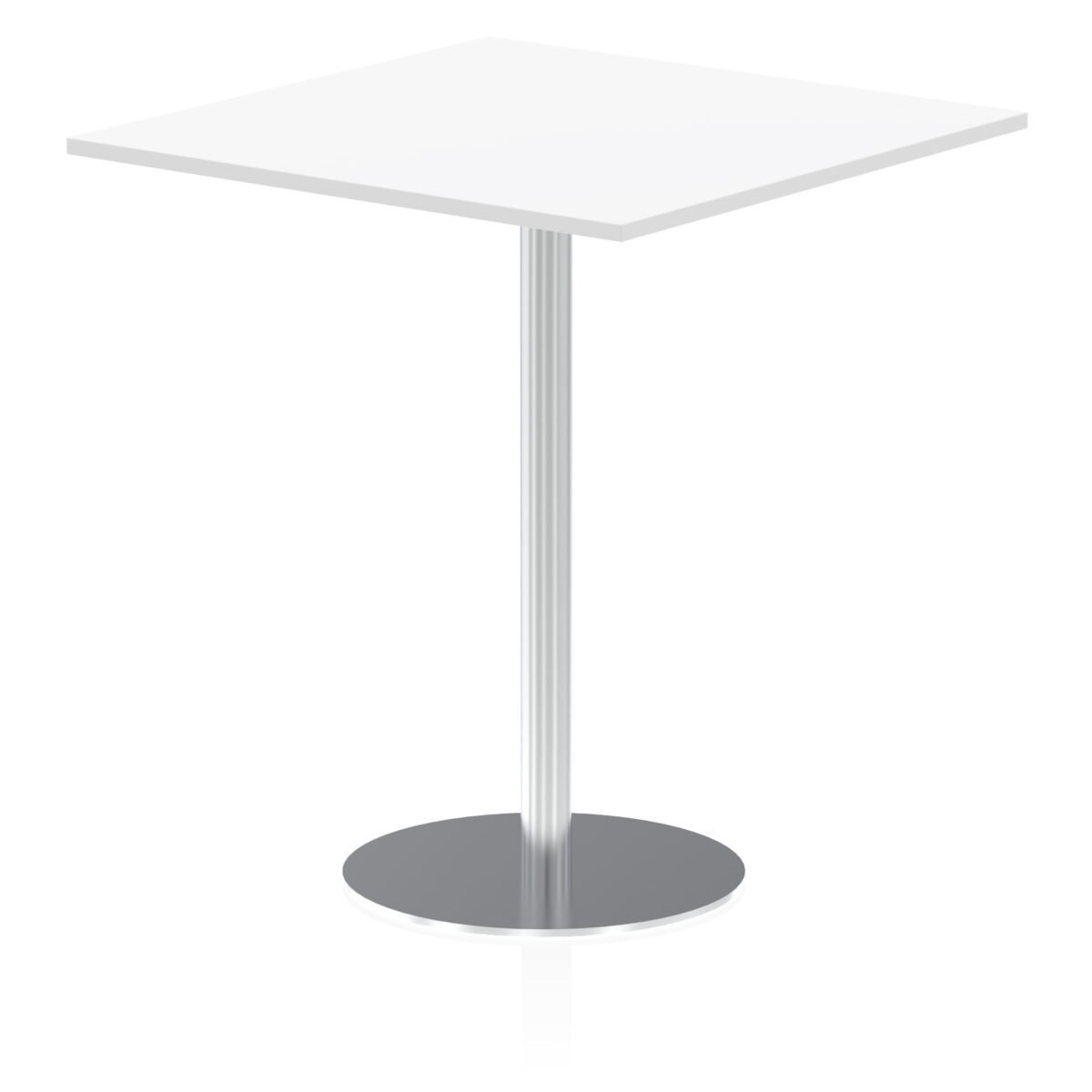 Italia Square Poseur Table Silver Leg - Image 67