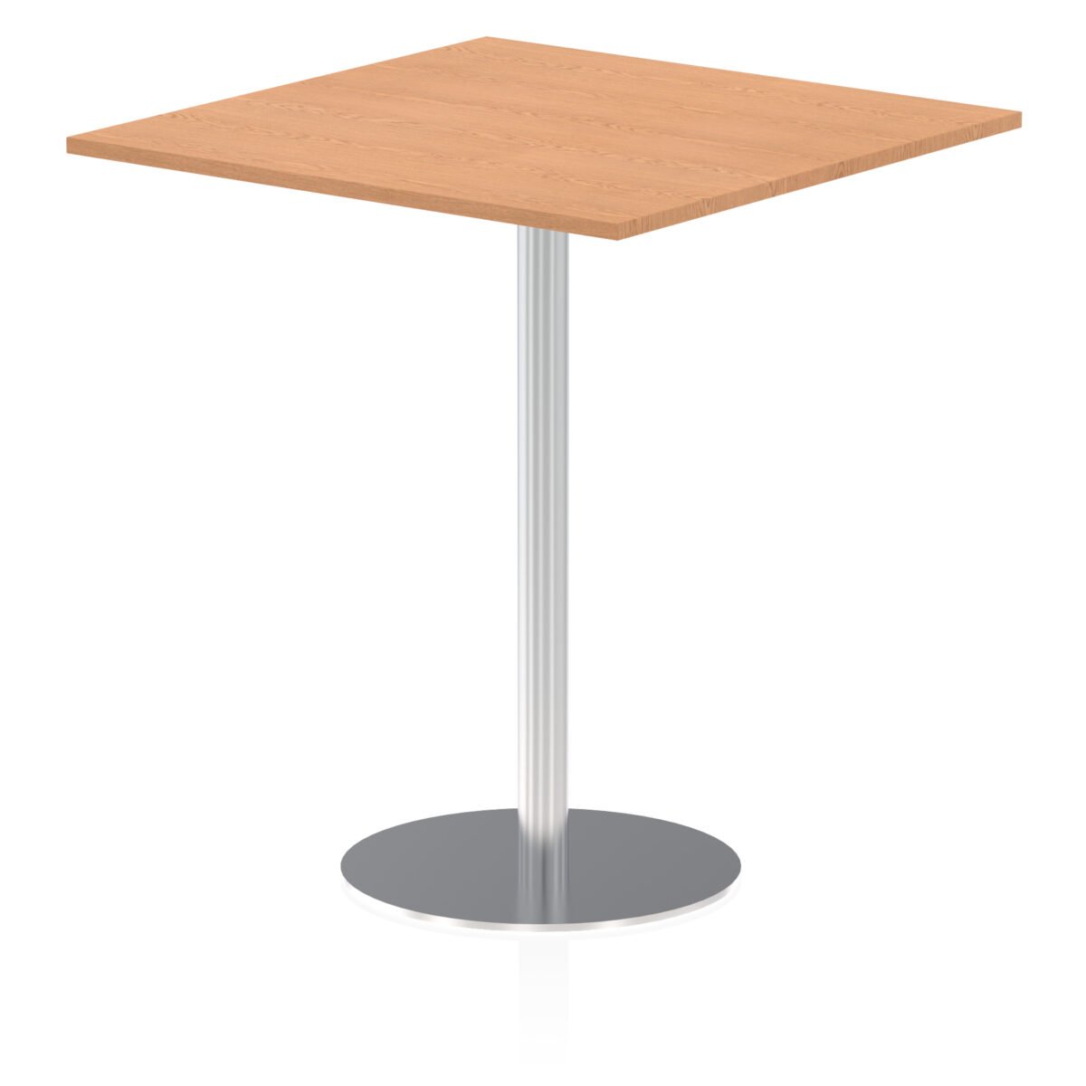 Italia Square Poseur Table Silver Leg - Image 69
