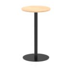 Italia Round Poseur Table Black Leg - Image 10