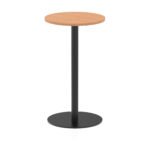 Italia Round Poseur Table Black Leg - Image 11