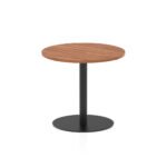 Italia Round Poseur Table Black Leg - Image 14