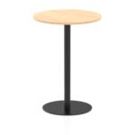 Italia Round Poseur Table Black Leg - Image 22