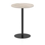 Italia Round Poseur Table Black Leg - Image 24