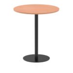 Italia Round Poseur Table Black Leg - Image 31