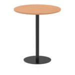 Italia Round Poseur Table Black Leg - Image 35