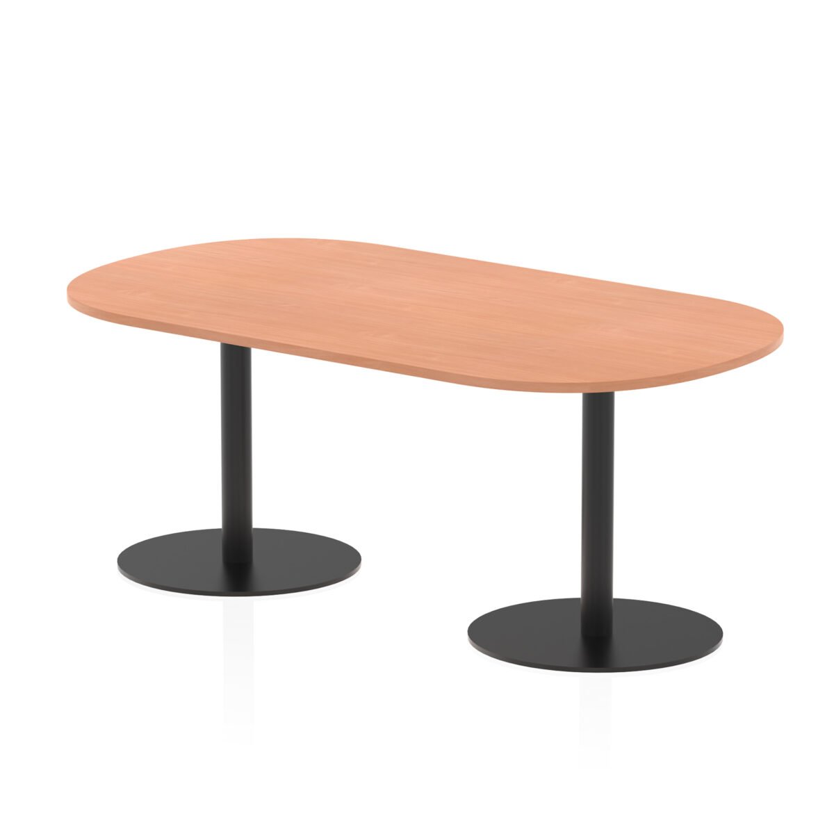 Italia Boardroom Table Black Leg - Image 1