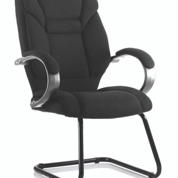 Galloway High Back Cantilever Visitor Chair with Arms