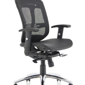 Mirage II Mesh Back Task Operator Office Chair with Height Adjustable Arms