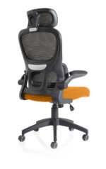 Iris Task Operator Mesh Back Fabric Seat With Headrest - Image 47