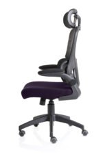 Iris Task Operator Mesh Back Fabric Seat With Headrest - Image 68